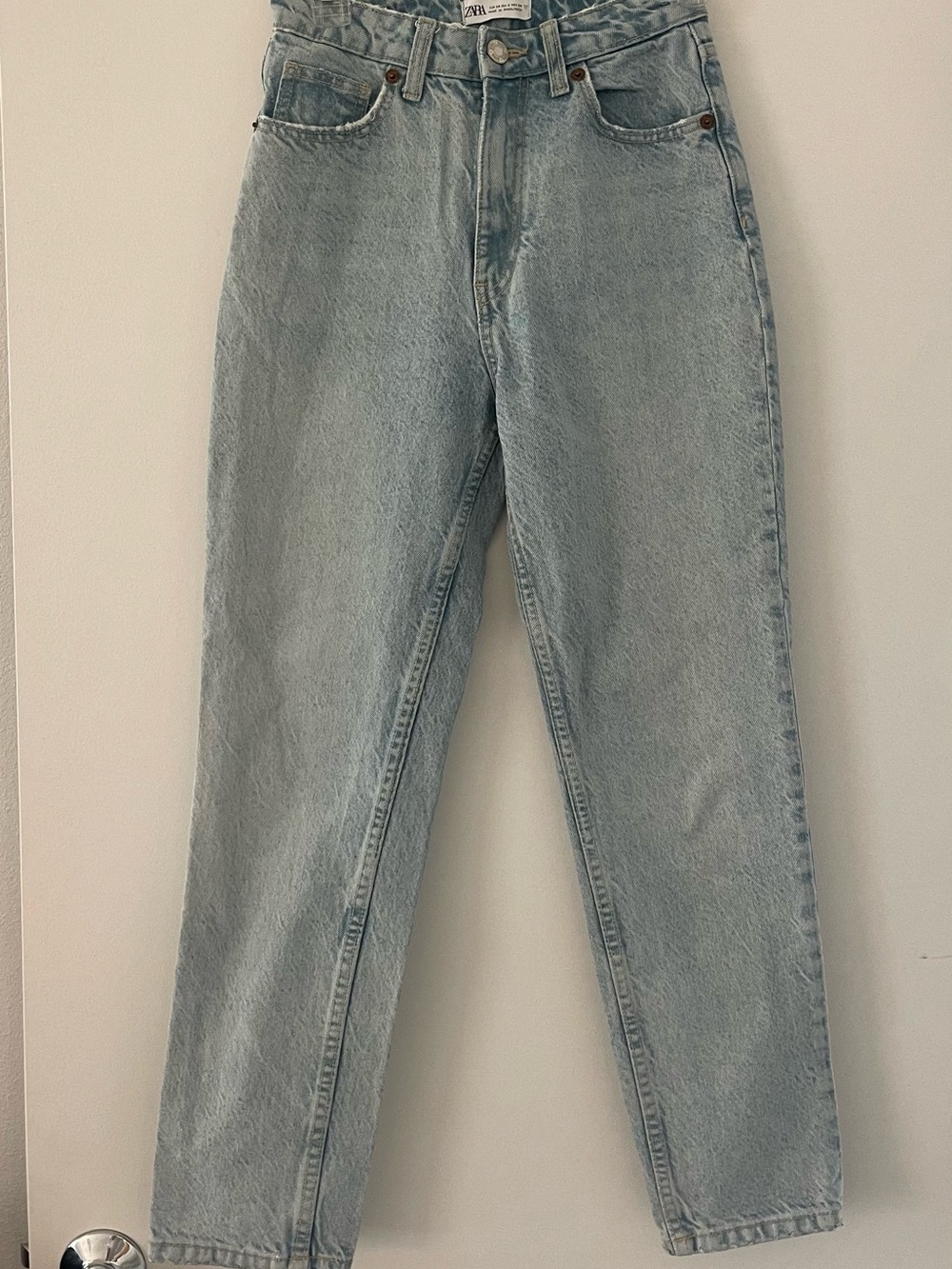 Zara High Waisted Mom Jeans
